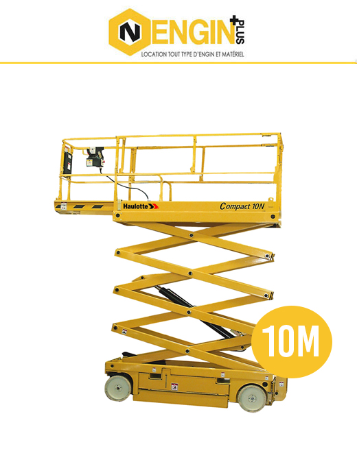 Nacelle ciseaux 10 Mètres